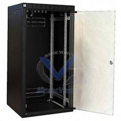Armoire informatique 26U 600X800 avec étagère et 4 ventilos